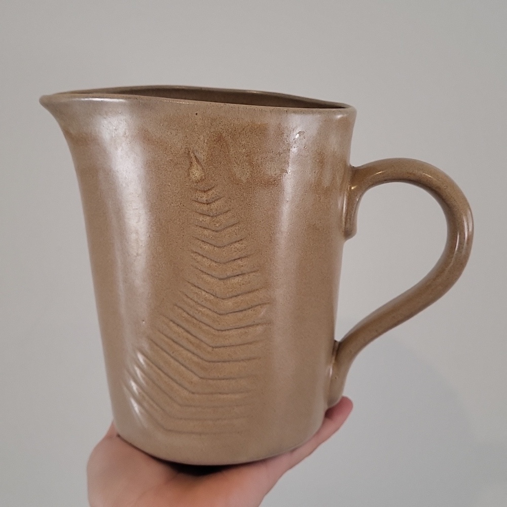 Vintage boho ceramic vase